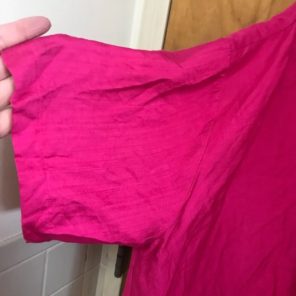 RACHEL Rachel Roy Fuchsia High-Low Wrap Top sz XL nwt - Picture 6 of 11